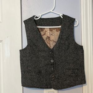 Boys tweed vest